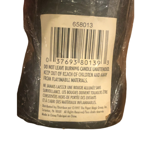 NWT VINTAGE Rare 1997 Paper Magic Group Spooky Witch Art Wax Candle Halloween - Picture 4 of 6